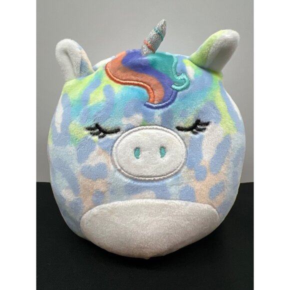 Kellytoy Nazina the Unicorn Squishmallow Pastel Tie Dye Soft Plush Collectible T - Picture 1 of 7